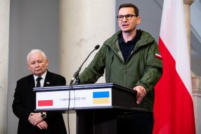 Ярослав Качиньский и Матеуш Моравецкий