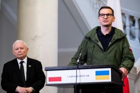 Ярослав Качиньский и Матеуш Моравецкий