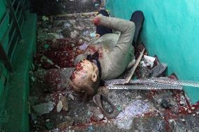 School destroyed after shelling in Kharkov