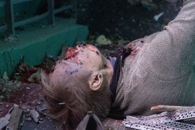 School destroyed after shelling in Kharkov