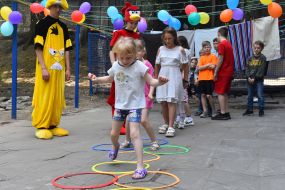 Holiday for displaced children in Zaporozhye