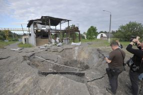 The territory of Darnytsya Car Repair Plant