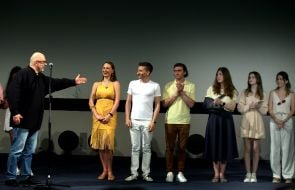 Dmytro Tomashpolsky represents the actors of the film "Space"