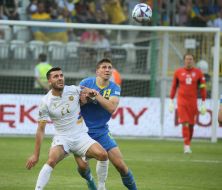 Football. The League of nations. Ukraine - Armenia