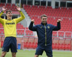 Open training session of the Ukrainian national football team