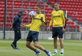 Open training session of the Ukrainian national football team