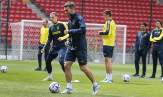 Open training session of the Ukrainian national football team