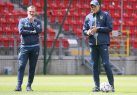 Open training session of the Ukrainian national football team