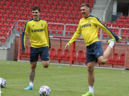 Open training session of the Ukrainian national football team