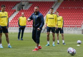 Open training session of the Ukrainian national football team
