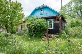 A house in the village of Kuhari was destroyed during the bombing