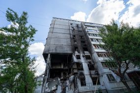 Последствия обстрела Харькова