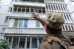 Последствия обстрела Харькова