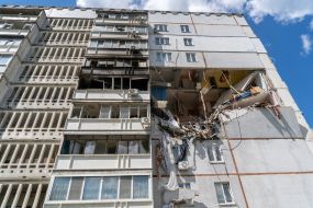 Последствия обстрела Харькова