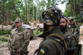 Training of personnel of Bucha self-defense units