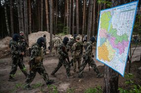 Training of personnel of Bucha self-defense units