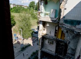 Residential building in the village of Gorenka (Kyiv region) destroyed as a result of shelling by the Russian occupiers