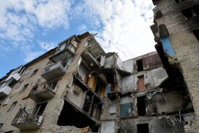 Residential building in the village of Gorenka (Kyiv region) destroyed as a result of shelling by the Russian occupiers