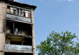 Residential building in the village of Gorenka (Kyiv region) destroyed as a result of shelling by the Russian occupiers