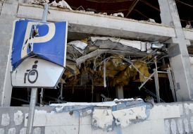 Destruction due to shelling by the Russian occupiers in Irpen