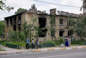 Building in Irpen (Kyiv region) destroyed as a result of shelling by the Russian occupiers
