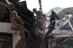 Consequences of the rocket attack on Kyiv