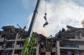 Consequences of the rocket attack on Kyiv