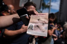 Passport of a Russian citizen who was injured in the rocket attack on Kyiv