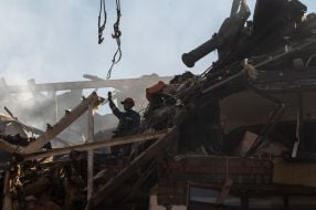 Consequences of the rocket attack on Kyiv