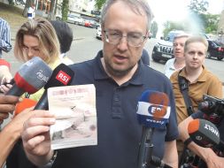 Passport of a Russian citizen who was injured in the rocket attack on Kyiv