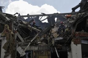 Consequences of the rocket attack on Kyiv