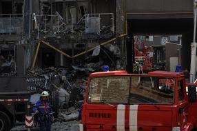 Consequences of the rocket attack on Kyiv