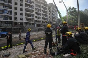 Consequences of the rocket attack on Kyiv