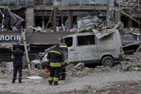 Consequences of the rocket attack on Kyiv