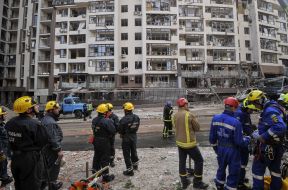 Consequences of the rocket attack on Kyiv