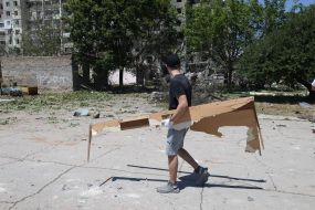 Consequences of a rocket attack on Serhiyivka in Odesa region