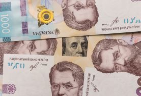 Banknotes in the denomination of 1000 hryvnias