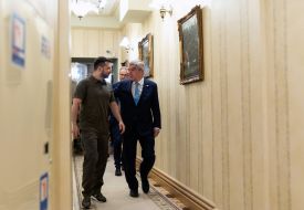 Volodymyr Zelenskyi and Thomas Bach