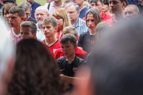 Farewell to the coach of FC "Athletic" Oleksandr Shyshkov, who died in Sergiyivka from a Russian missile strike