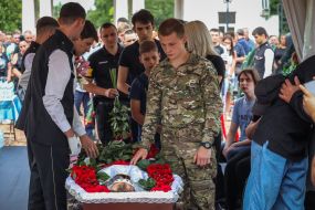 Farewell to the coach of FC "Athletic" Oleksandr Shyshkov, who died in Sergiyivka from a Russian missile strike