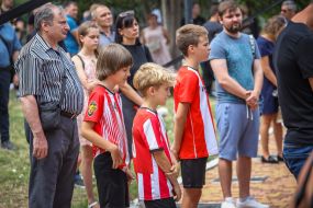 Farewell to the coach of FC "Athletic" Oleksandr Shyshkov, who died in Sergiyivka from a Russian missile strike