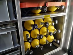 Special vehicle for radiation and chemical reconnaissance