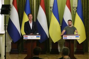 Марк Рютте и Владимир Зеленский