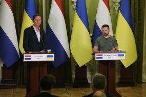 Марк Рютте и Владимир Зеленский