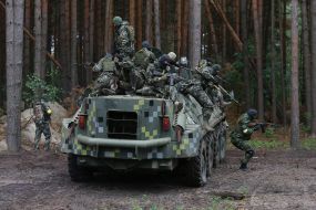 Training of personnel of units of the Territorial Defense Forces of the Ukrainian Armed Forces in the Kyiv Region