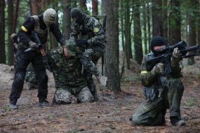Training of personnel of units of the Territorial Defense Forces of the Ukrainian Armed Forces in the Kyiv Region