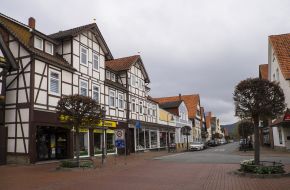 Market square in Rinteln (Germany)