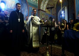 Прощання з військовослужбовцем Карімом Гуламовим в Києві