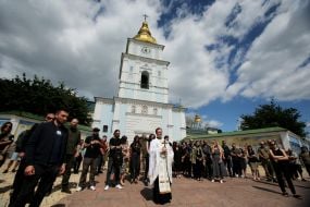 Прощання з військовослужбовцем Карімом Гуламовим в Києві