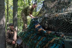 Tankers of one of the brigades of the Armed Forces of Ukraine
